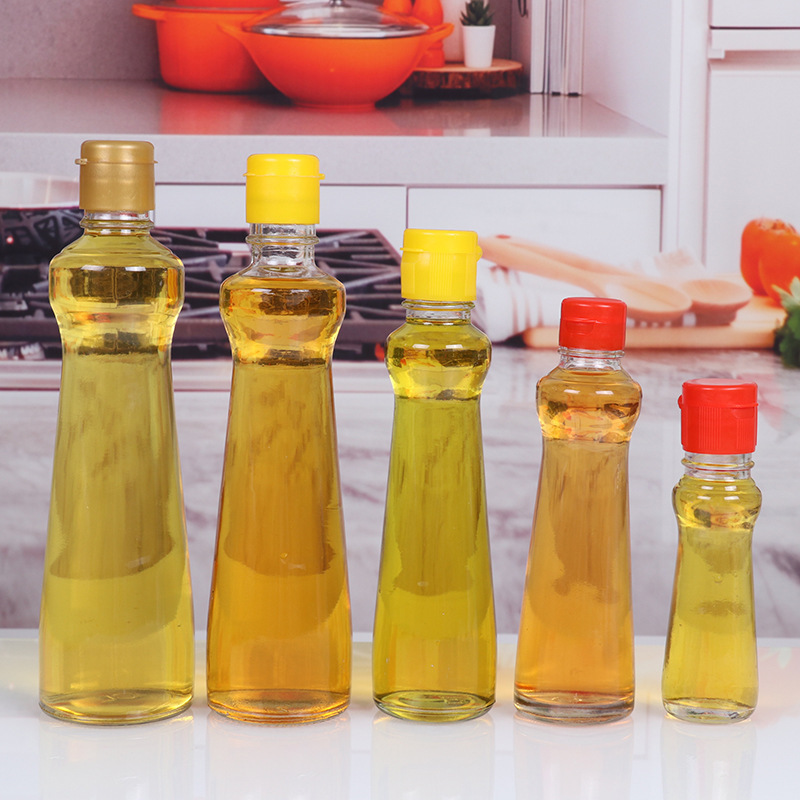 Hot Selling sesame oil glass bottle 80ml 100ml 180ml 220ml 350ml 420ml kitchen oil dispenser bottle for kitchen