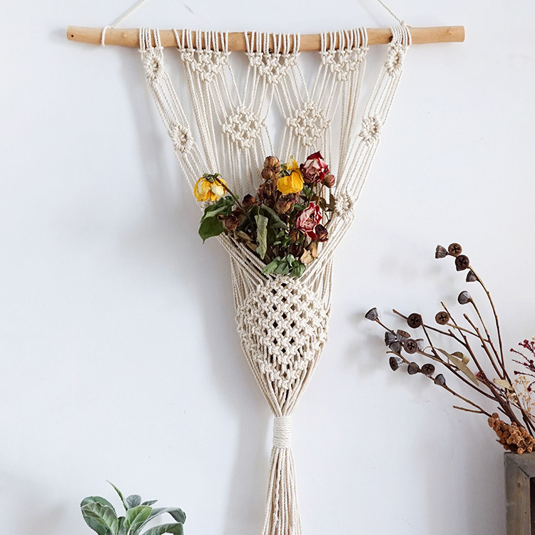 Wholesale Boho Style Handmade Macrame Plant Hangers