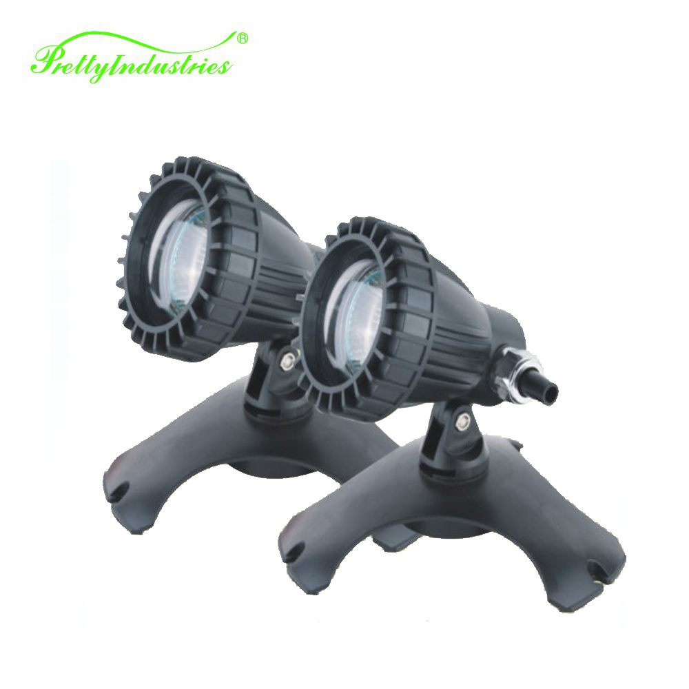 CQD-220C garden pond submersible lamp adjustable submersible LED underwater spot light pond pool fountain light lamp