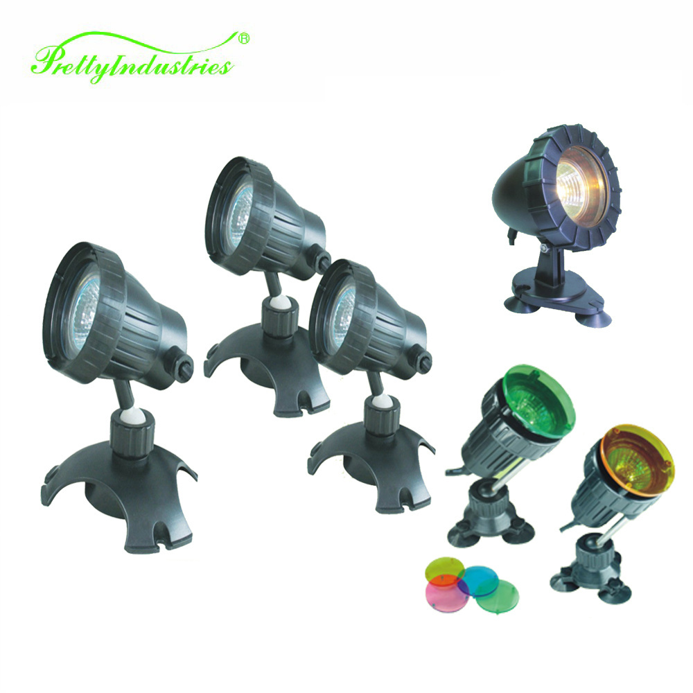 CQD-220C garden pond submersible lamp adjustable submersible LED underwater spot light pond pool fountain light lamp