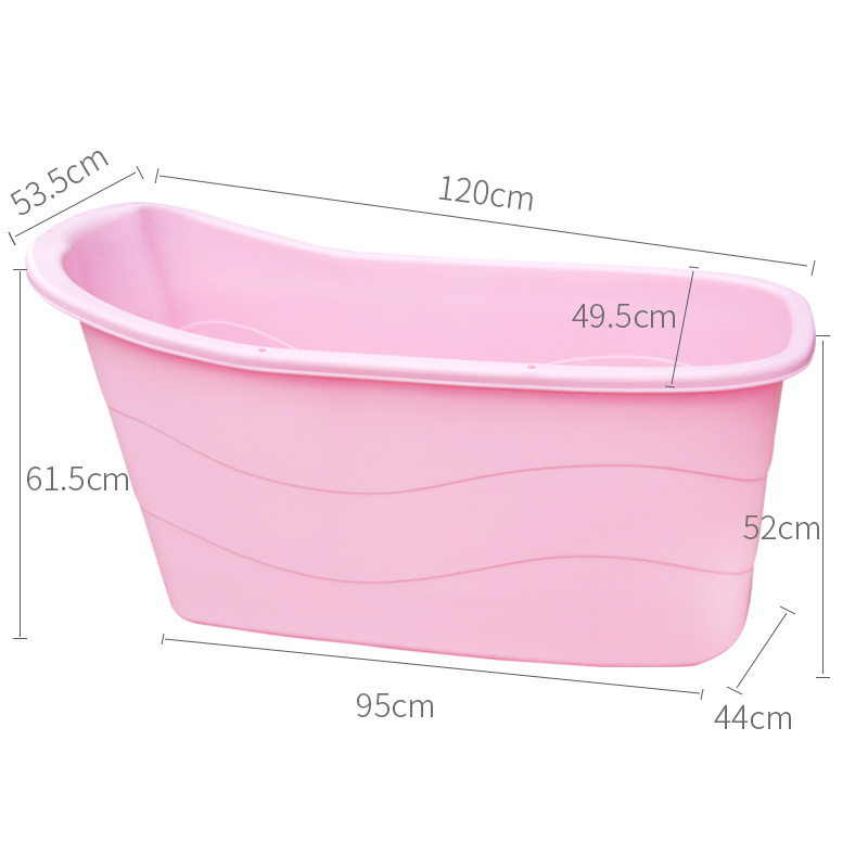 Hot Sale Plastic Large Adult Oval Bath Tub