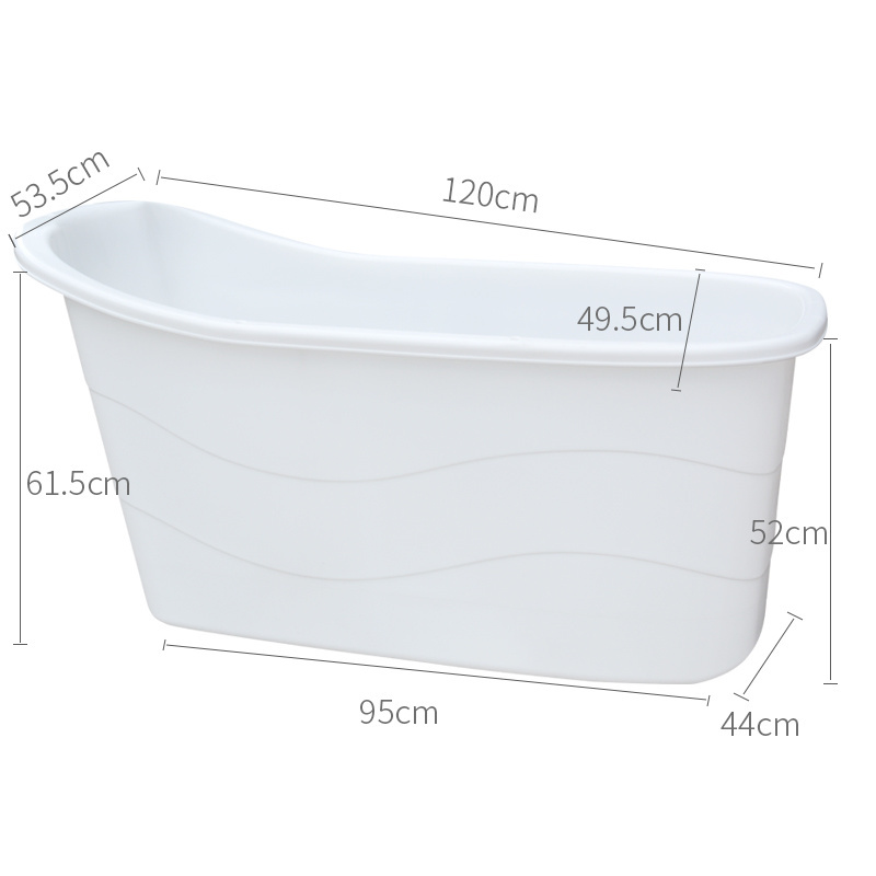 Hot Sale Plastic Large Adult Oval Bath Tub