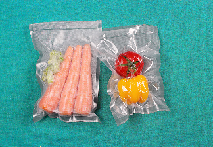 11x16in 800pcs Vacuum Bag Heat Sealable Packaging Bags Safe Food Nylon Transparent Waterproof Plastic Recyclable