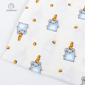 Cotton printing Double wrinkled cotton Muslin fabric 100%cotton for baby clothes