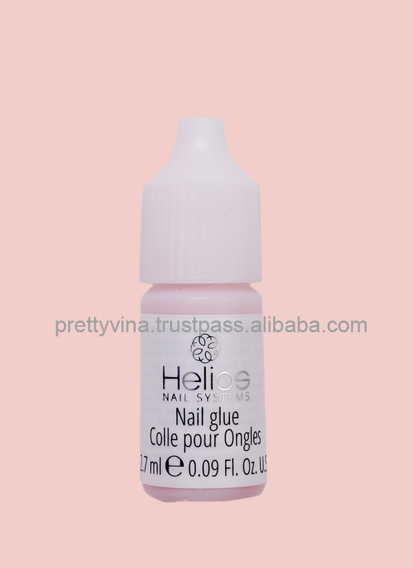 HELIOS Best Selling Eco-friendly non Toxic ULTIMATE BOND 3g pink Nail Glue False Artificial Nail Adhesive Glue from Japan