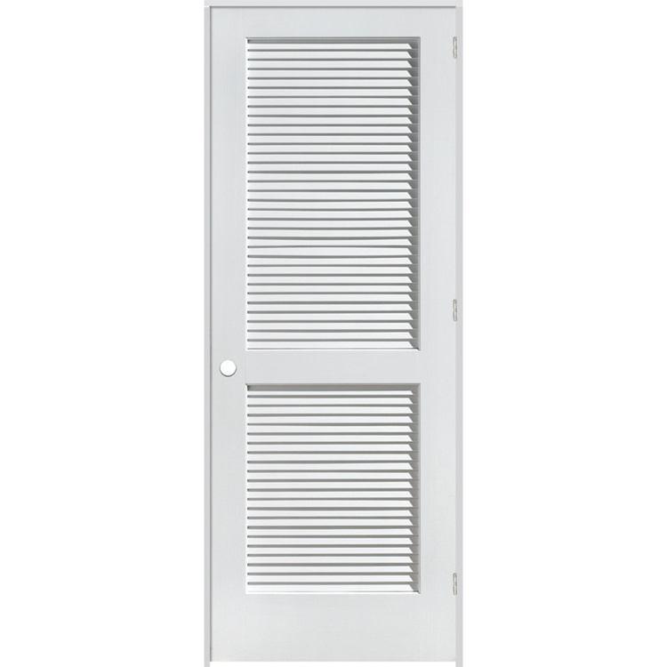 Factory Directly Custom Modern Designs Wardrobe Louver Solid Wooden Door