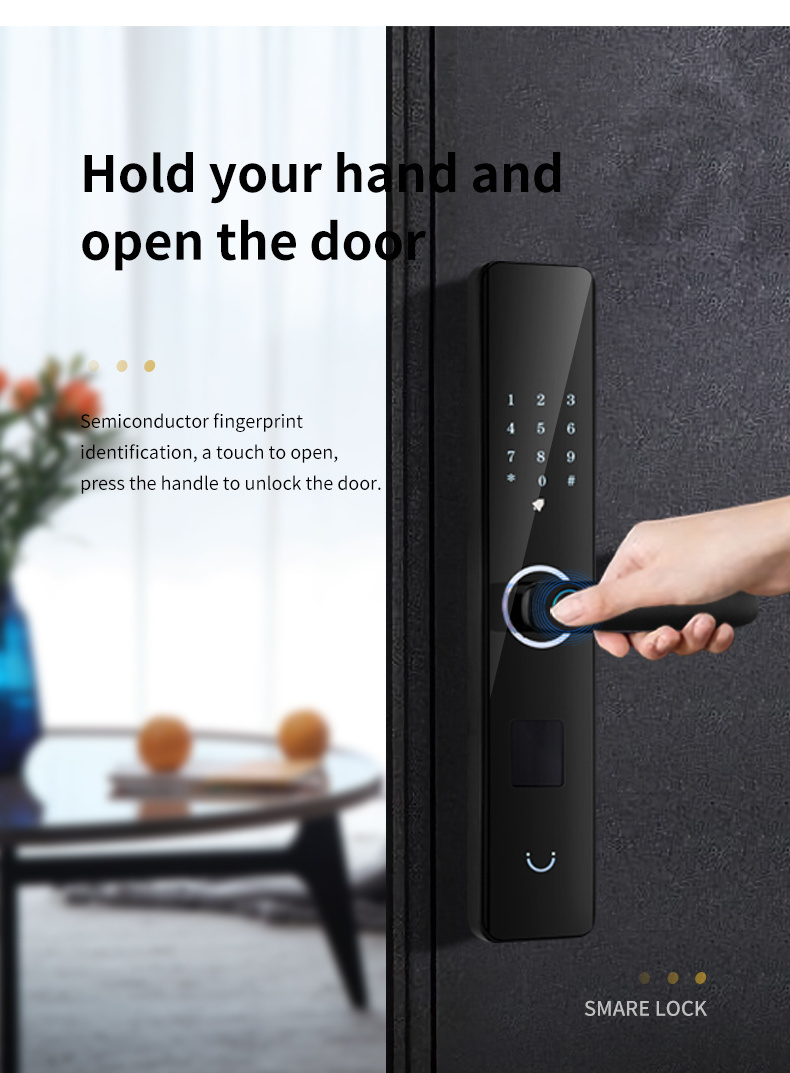 Home Electronic Electric  Smart Lock,Digital Biometric Fingerprint Door new smart lock 2021