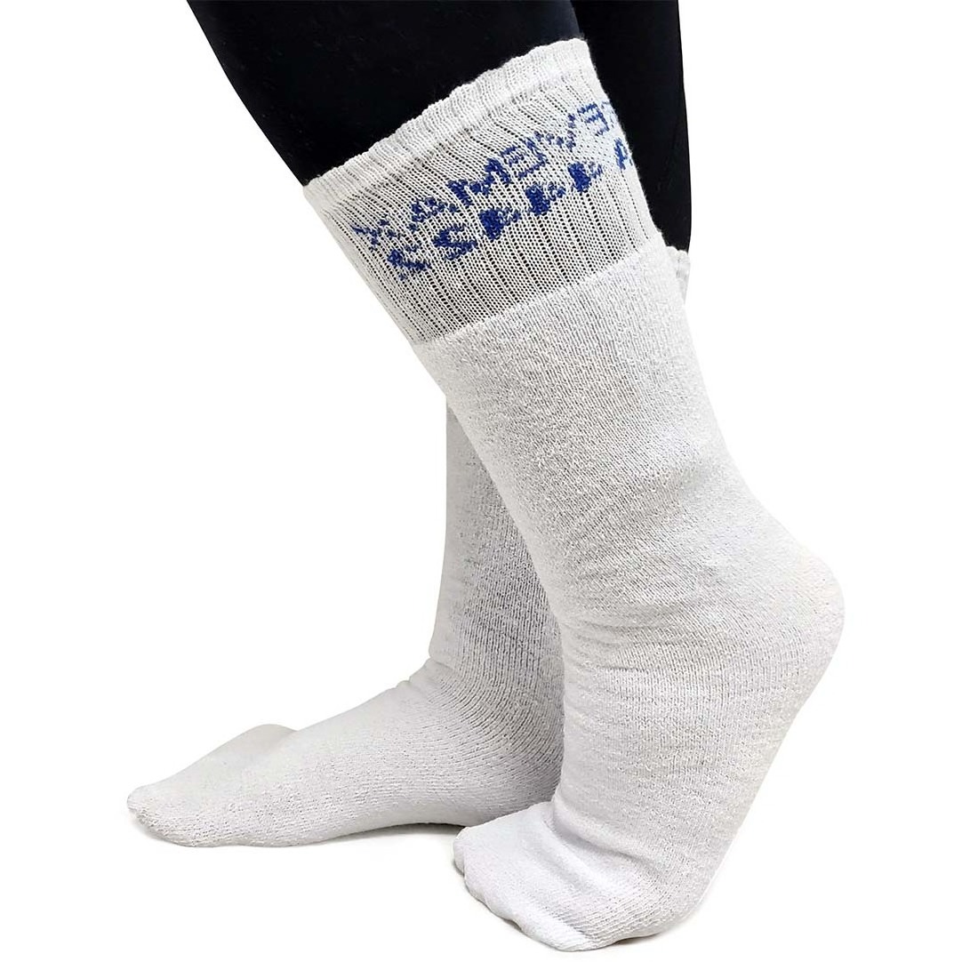 THERMAL WHITE SOCK PROTECTOR CONFORT MATERIAL POLYETHILENE COLD SOCK