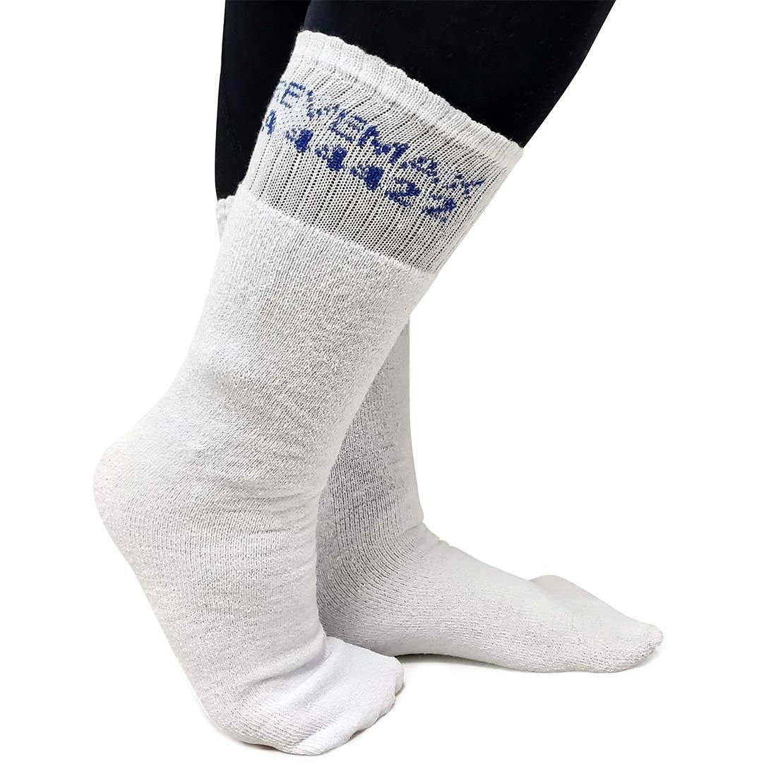 THERMAL WHITE SOCK PROTECTOR CONFORT MATERIAL POLYETHILENE COLD SOCK