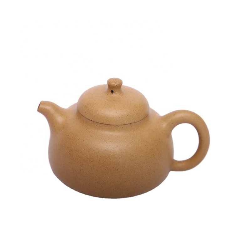 small size 150 ml Chinese kongfu tea set handmade dezhong hu Yixing purple clay teapot