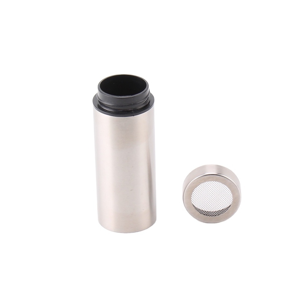 Kitchen Luxury Metal Spice Shaker Holder Stainless Steel Cruet Set Small Spice Jar Oil Dispenser