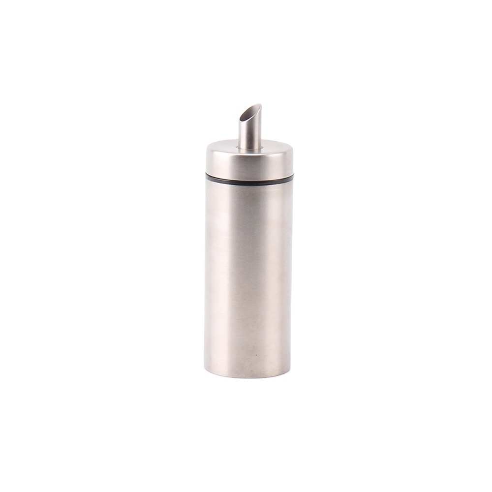 Kitchen Luxury Metal Spice Shaker Holder Stainless Steel Cruet Set Small Spice Jar Oil Dispenser