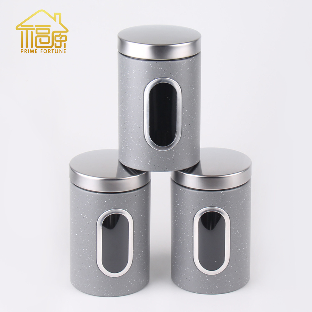 custom vacuum sealer lid cover seals japanese matcha tea coffee spice salt and pepper round canister storage boxes sets