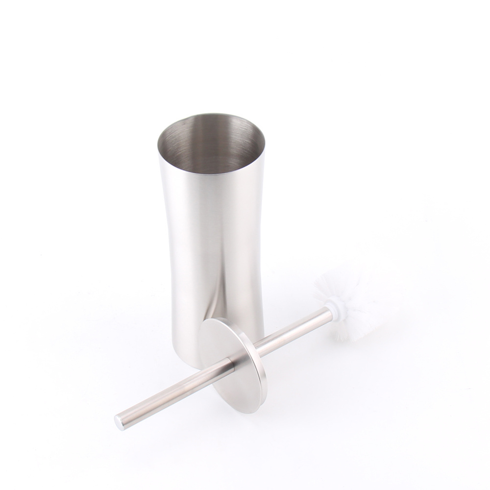 Stainless Steel Bathroom Accessory Set Toilet Brush Holder Tumbler Dispenser Soap Dish with Toothbrush Holder