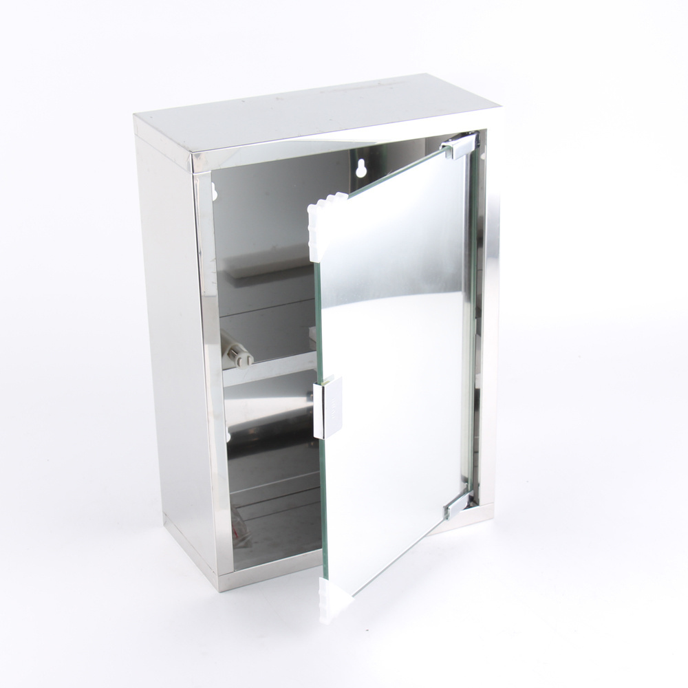 Wall Mounted Stainless Steel Mirror Cabinet Bathroom Cabinet with Mirror