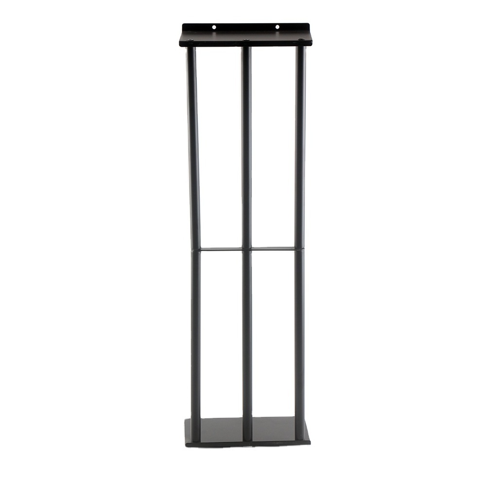 Bath Towel Holder Stand for Blanket Rack Big Capacity Metal Black Coating Wall Towel Rack Stand Rack