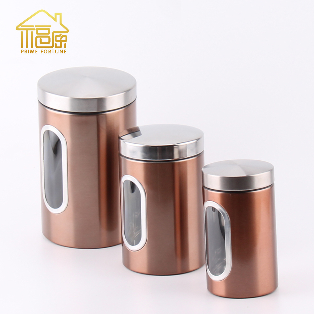 custom vacuum sealer lid cover seals japanese matcha tea coffee spice salt and pepper round canister storage boxes sets