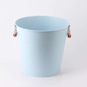 Metal Wine Bucket Beer Bucket Ice Pails with Handle Party Beverage Chiller Champagne Soda Ice Bucket for BBQ Club Drinking Party