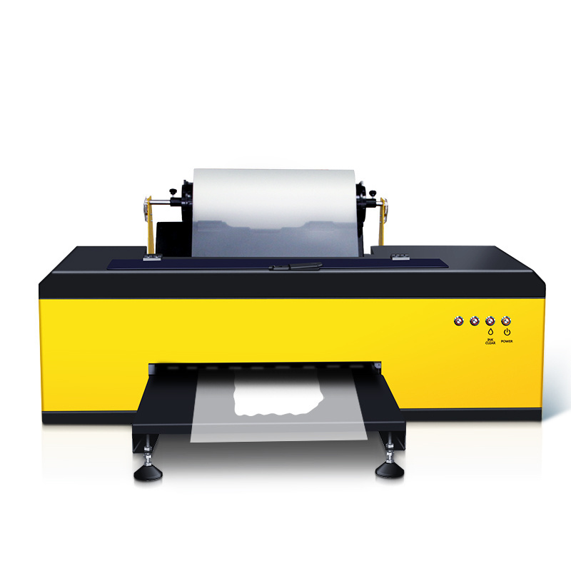 High quality Suction Platform L1800 R1390 A3 Dtf Film Printer 30cm A3 Dtf Printer For T shirt Bag clothing printing machine