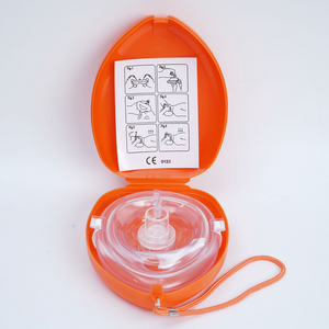 First aid cpr mask one way valve cpr face shield