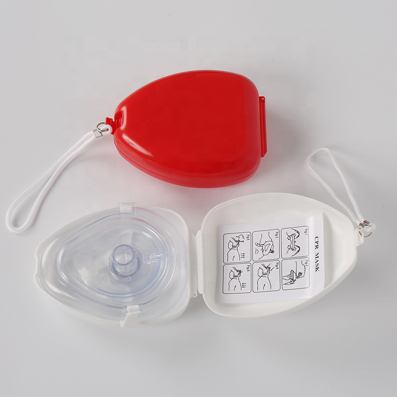 First aid cpr mask one way valve cpr face shield