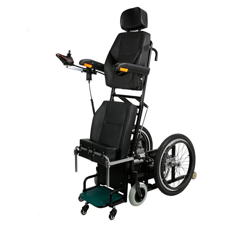 Standing rehabilitation wheelchair stand up power