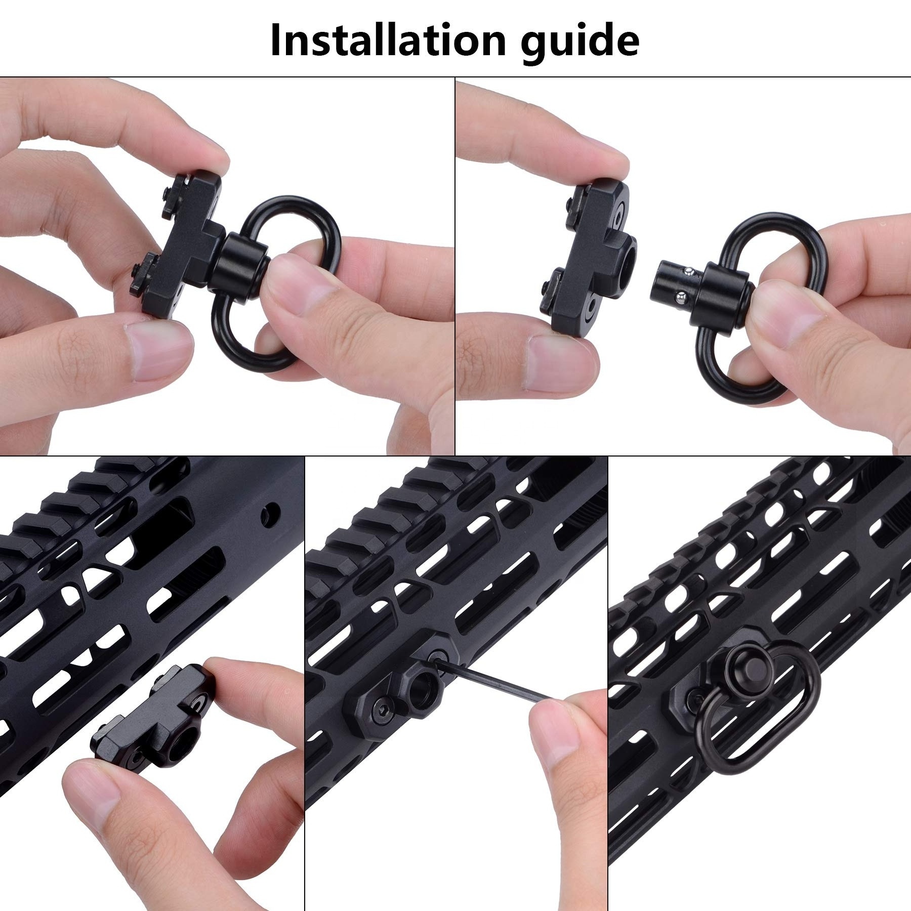 Hunting Tactical Sling Mount 1.25