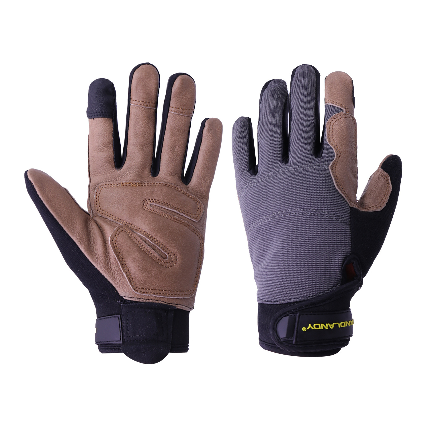 PRI Full Grain Pigskin Leather Gloves Driving Shooting Gloves Tactical Safety Working Gloves