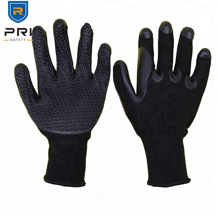 Thick Palm Anti Abrasion Great Grip Rigger Heavy Duty Nitrile smooth TPE Assembly Excellent Vibration-Resistant working Gloves