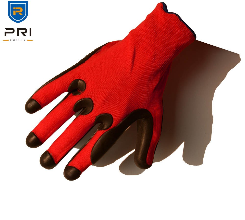 Thick Palm Anti Abrasion Great Grip Rigger Heavy Duty Nitrile smooth TPE Assembly Excellent Vibration-Resistant working Gloves