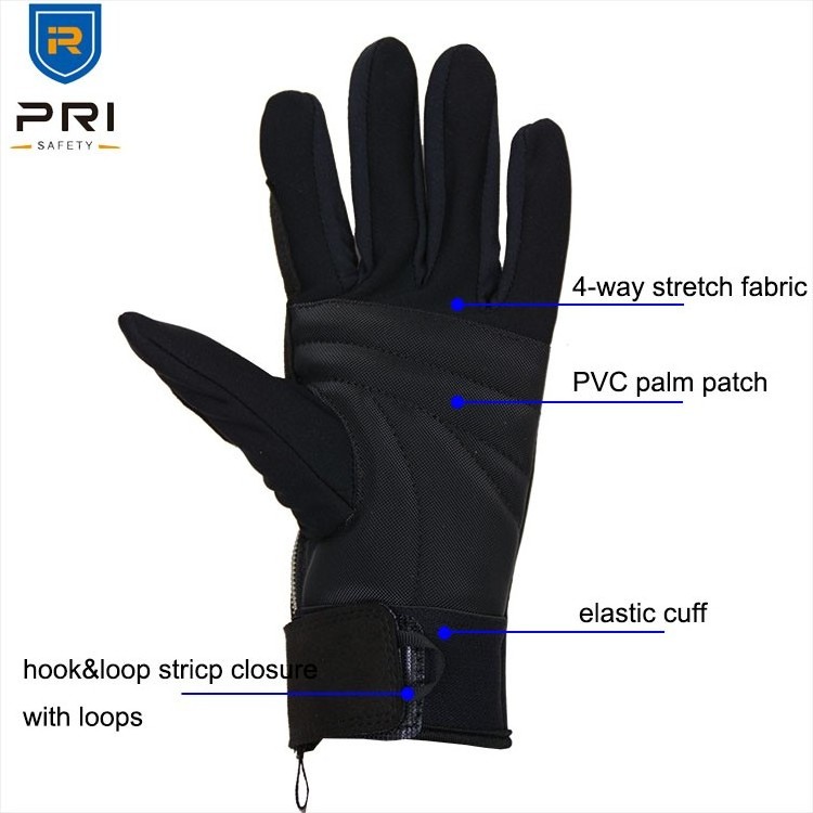 PRI Perfect Protective Wheelchair Winter Gloves Customized ZIP BACK Easy Pushing Non Slip Great Grip Wheelchair Gloves