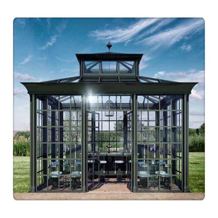 Customized Design Aluminum Frame Glass Sunroom Veranda Sunroom Glass House