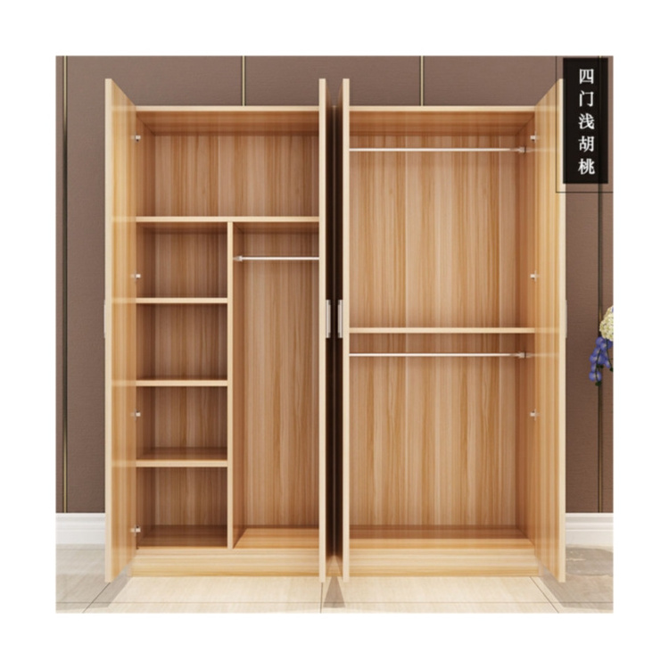 Allure Plastic Wardrobe Cabinet Storage Home Furniture Customized Durable Modern Wardrobes Bedroom Wooden Dress Bedroom