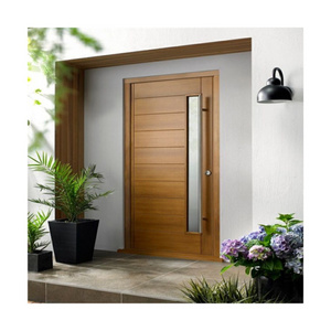 Hot new products wood aluminum composite frame front entrance security door