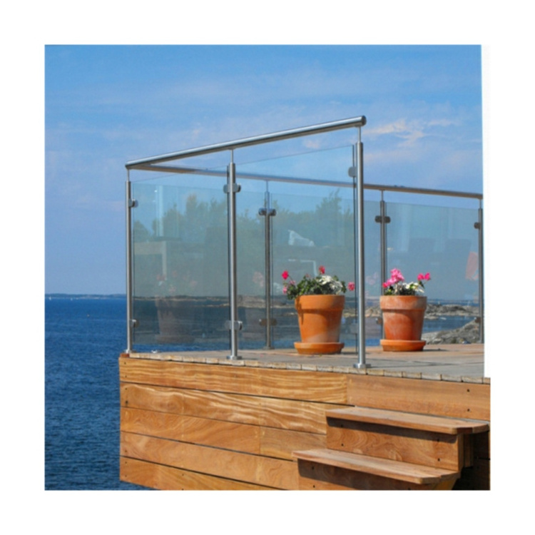 Indoor Decoration Stainless Steel Railing Post Outdoor Glass Railing Post Cable Railing Post