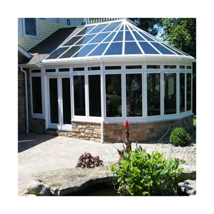 Prima competitive dome sunroom  sunroom skylight fast deliveryaluminium glass sunroom for solarium