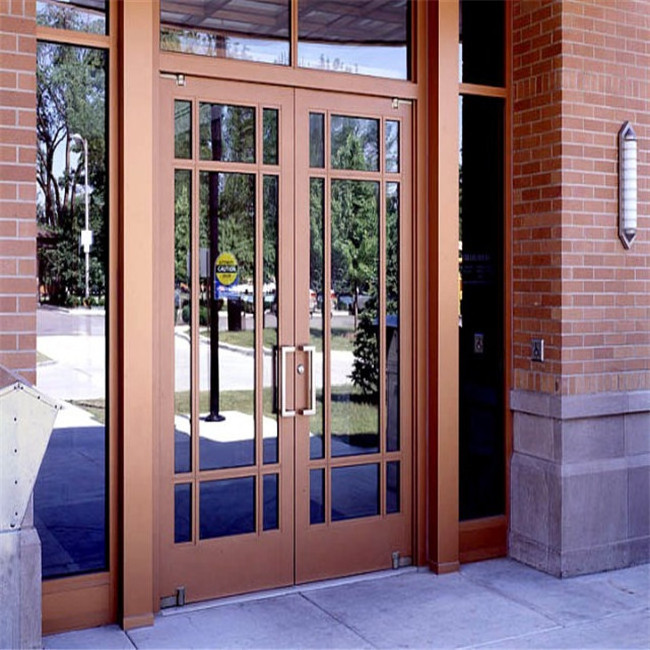 Decorative external iron exterior apartment aluminum steel entry door