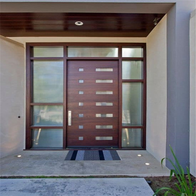 Decorative external iron exterior apartment aluminum steel entry door