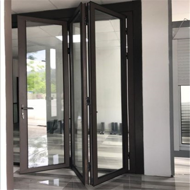 Soundproof used exterior doors for sale Accordion Bifold door