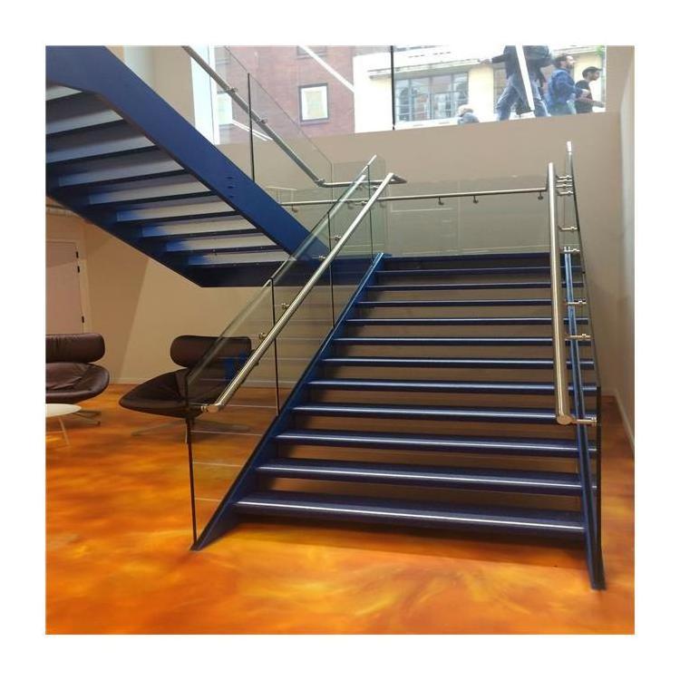 Factory Price Furniture Stainless Steel Stairs Stainless Steel Stringer Straight Staircase