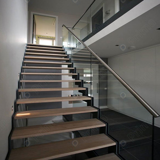 Factory Price Furniture Stainless Steel Stairs Stainless Steel Stringer Straight Staircase