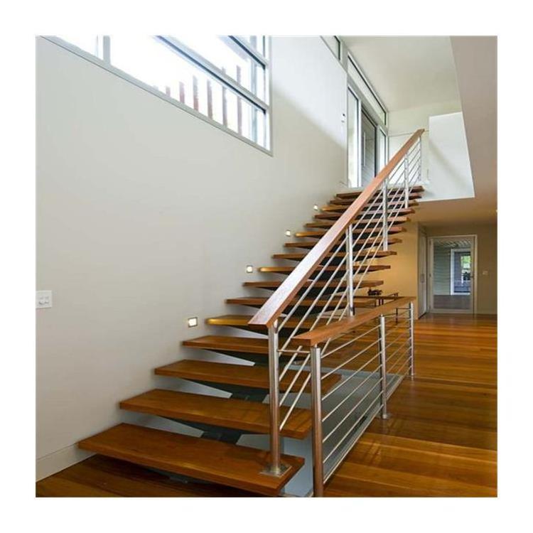 Factory Price Furniture Stainless Steel Stairs Stainless Steel Stringer Straight Staircase