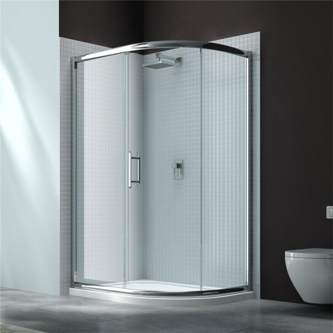 Europe Hot Sale Elegant Design Shower Enclosure Glass With Flat Edge Safety Corner