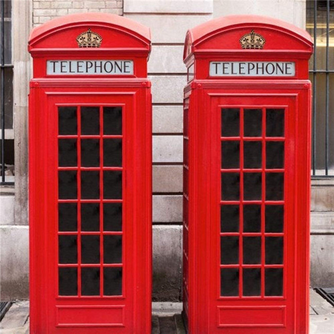 London cabinet office gold yellow phone booth soundproof telephone booth for sale