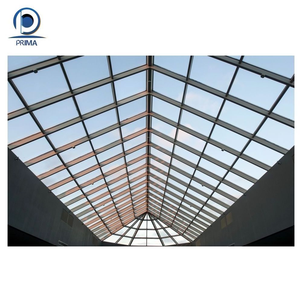 Prima Skylight Customized Modern Artificial Cover Retractable Skylight Dome Aluminum System For Roof Window Skylight