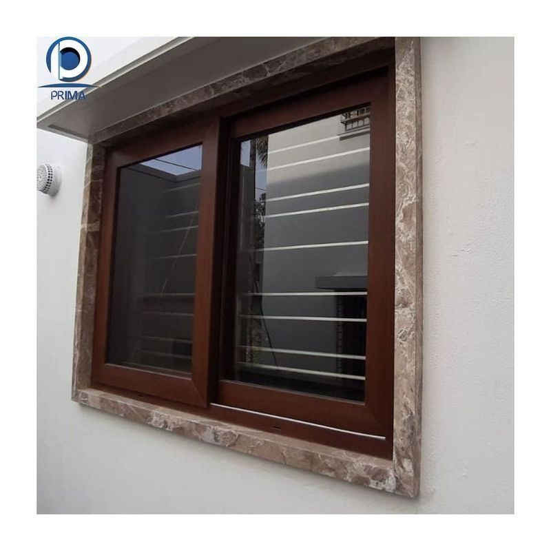 Prima Casement Windows High Quality  Customized Security Well Design   Professional   UPVC Front Door Window Inserts