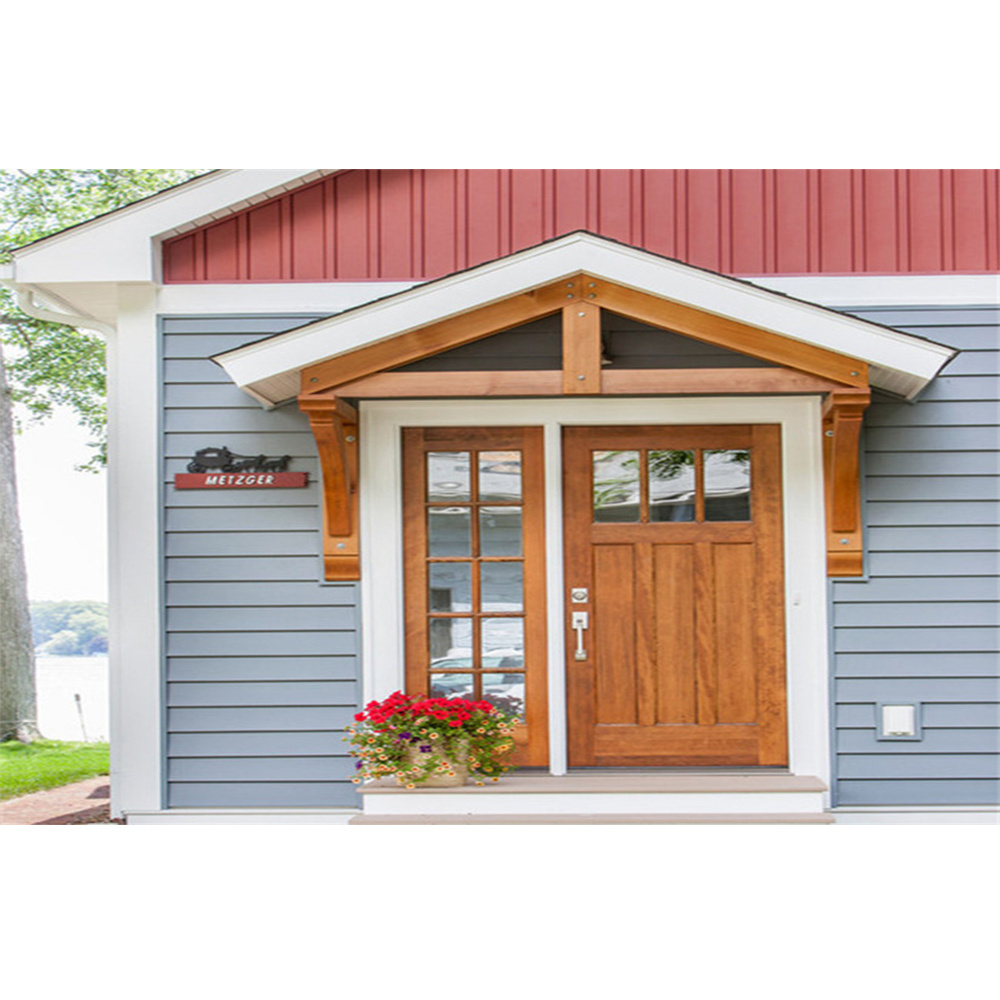 Prima Door Wood Veneer Front Steel Entry Door  Pivot Exterior Modern Wooden Design Designs Exterior Home Doors