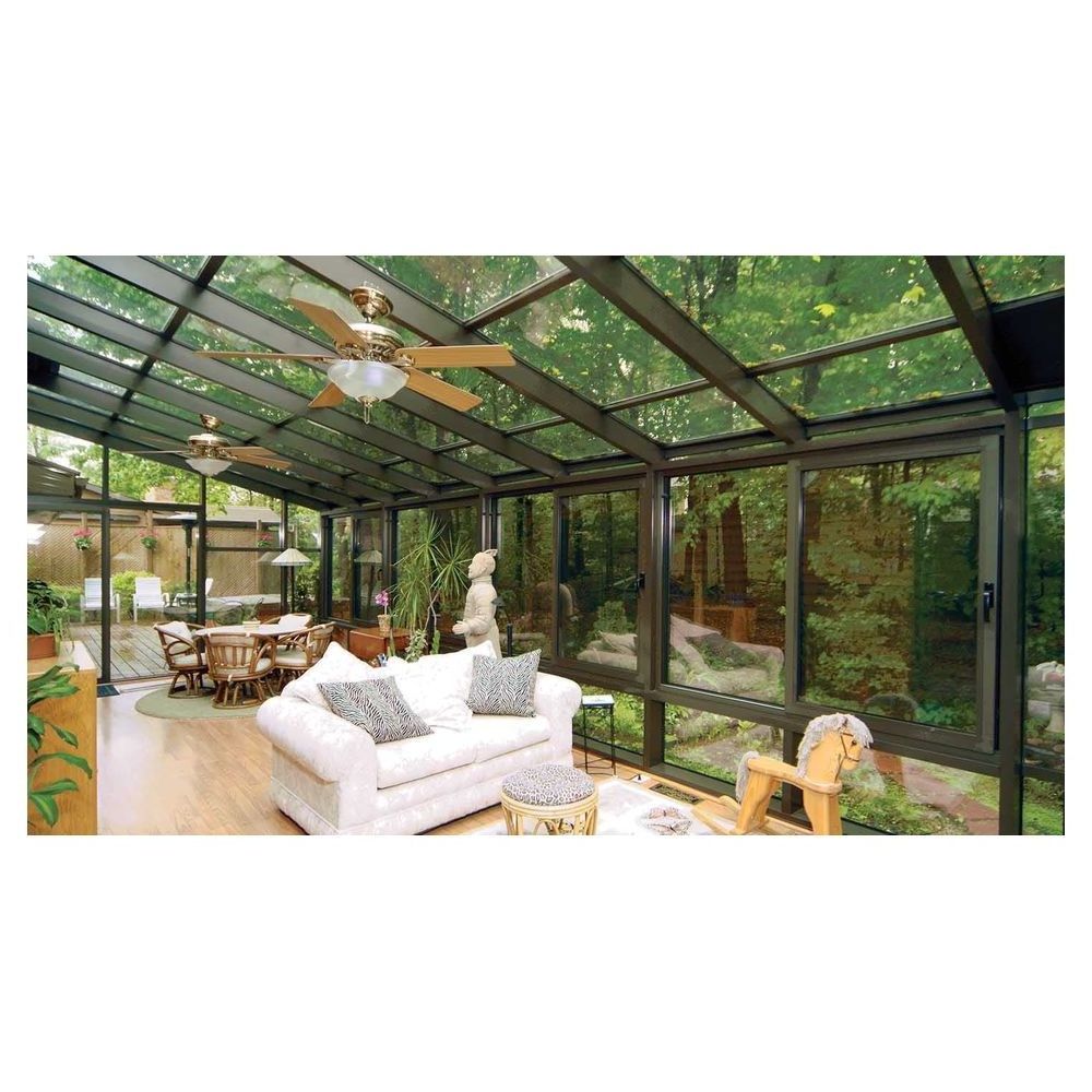 Prima Chinese Supplier Customized Size Outdoor Patio Rolling Louvered Roof Aluminum Gazebo Pergola Glass Sunroom