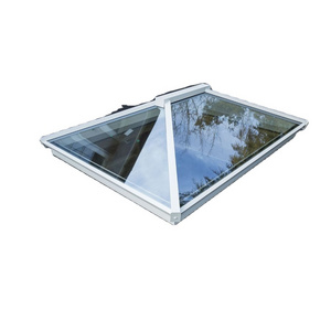 Prima Skylight Customized Modern Artificial Cover Retractable Skylight Dome Aluminum System For Roof Window Skylight