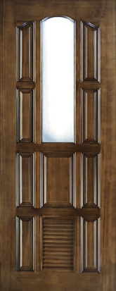 Prima factory prices prefabricated solid wood walnut wood wooden door